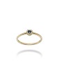 ANELLO CUORE IN ORO 18 KT CON DIAMANTI E ZAFFIRO