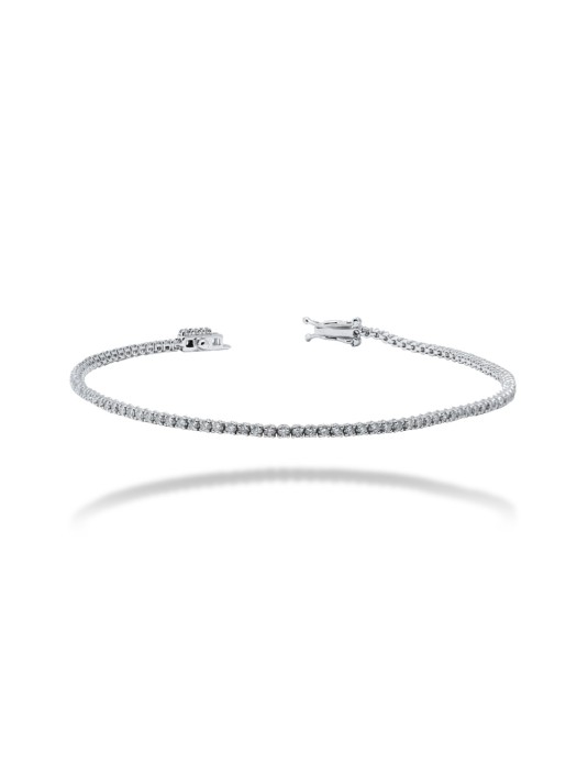 BRACCIALE TENNIS IN ORO 18 KT CON DIAMANTI