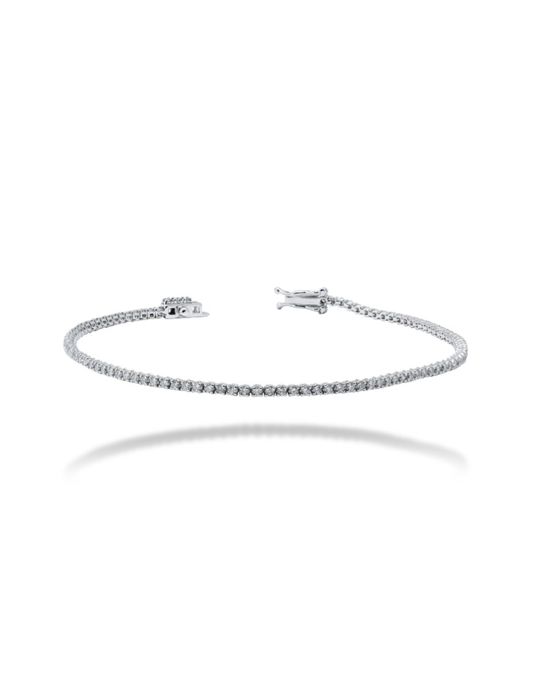 BRACCIALE TENNIS IN ORO 18 KT CON DIAMANTI